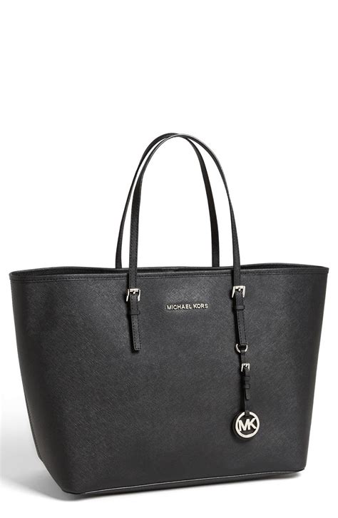 michael kors black silver bag|michael kors medium black silver.